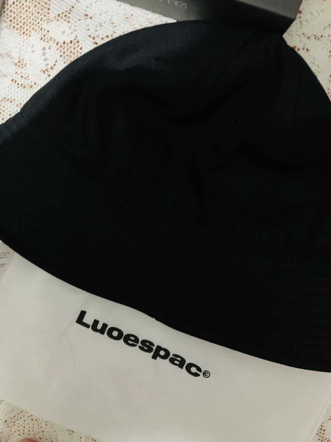 Customer photo review of BTS JUNGKOOK PICK - LUOESPAC OVERFIT ROUND BUCKET HAT BLACK