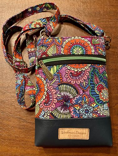 Customer photo review of Wanderlust Phone Bag Pattern