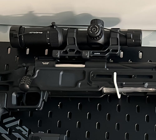Customer photo review of Maple Leaf CNC Precision Lever Scope Rail Mount (Bubble Ver.)