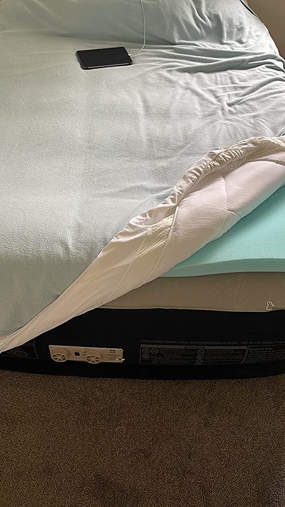 Customer photo review of King Koil Luxury Air Mattress with High Speed Built-in Pump