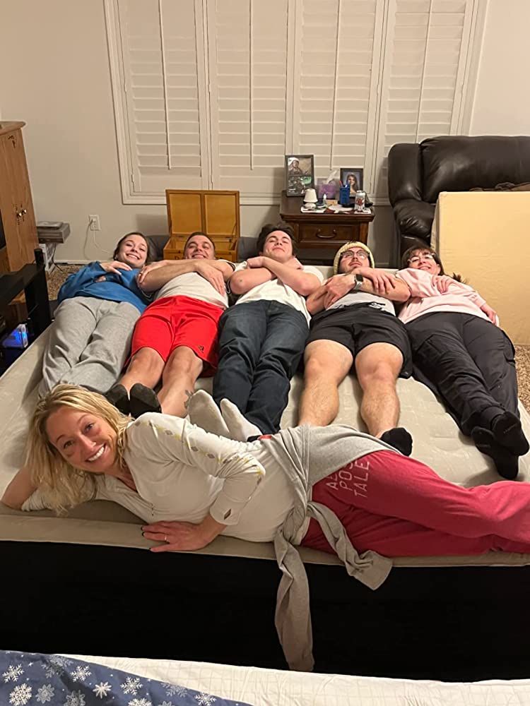 Customer photo review of King Koil Luxury Air Mattress with High Speed Built-in Pump
