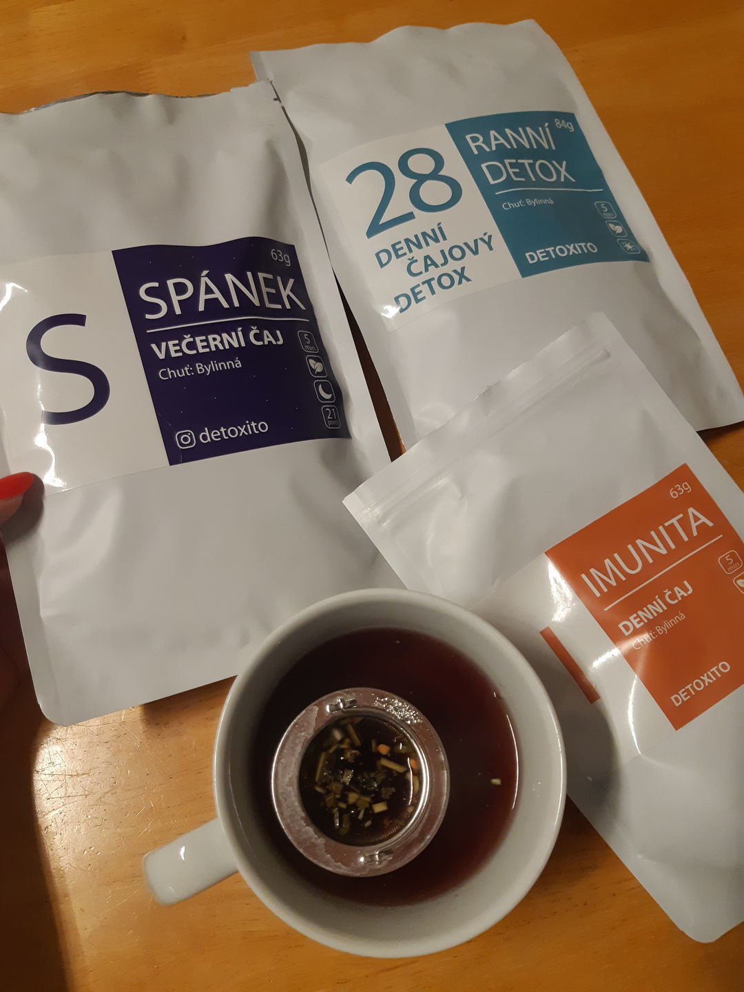 Customer photo review of Ranní Detoxikační čaj (28 denní)