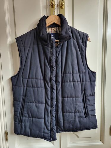 Customer photo review of Burberry Vintage Nova Check Puffer Vest (L)