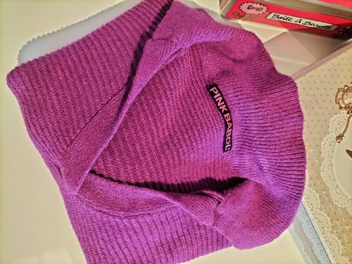 Customer photo review of Maglione calda viscosa con colletto
