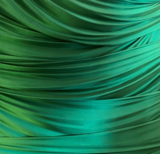 Customer photo review of Kelly Green Stretch Silk