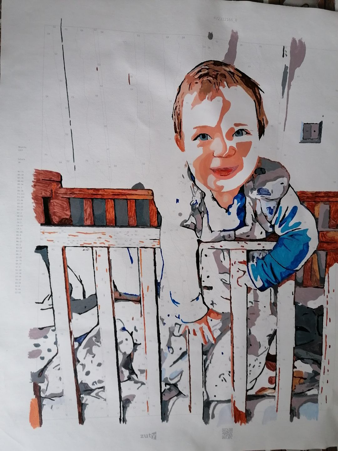 Customer photo review of Malen nach Zahlen - DEIN EIGENES FOTO