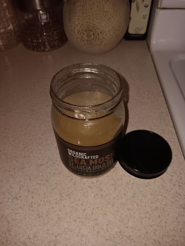 Customer photo review of St Lucia Gold Sea Moss Gel