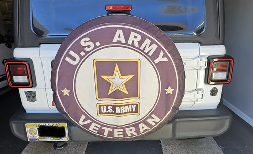 Customer photo review of Tail Light Guards - US Flag for 18-23 Jeep Wrangler JL
