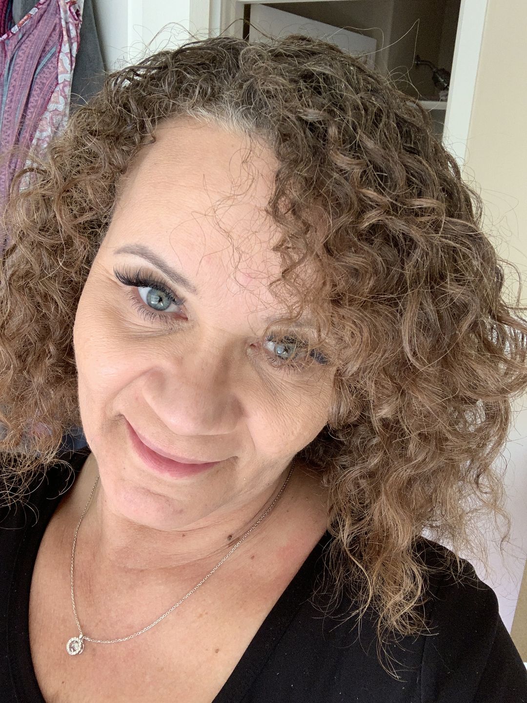 Customer photo review of Growth Serum for Curly Hair