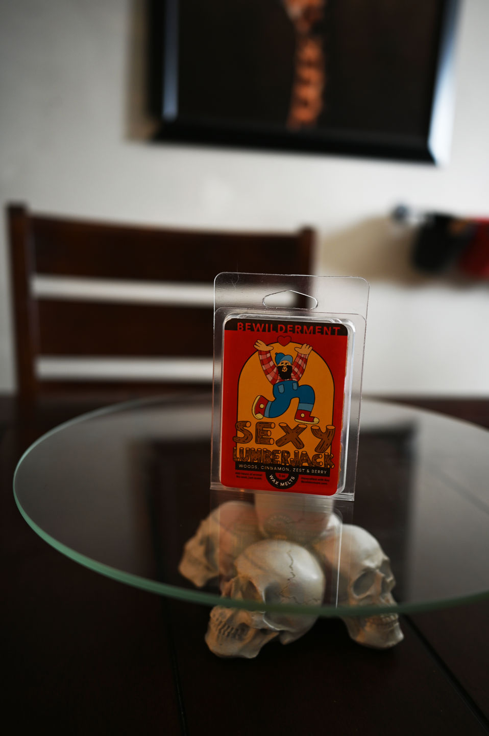 Customer photo review of Sexy Lumberjack Wax Melts