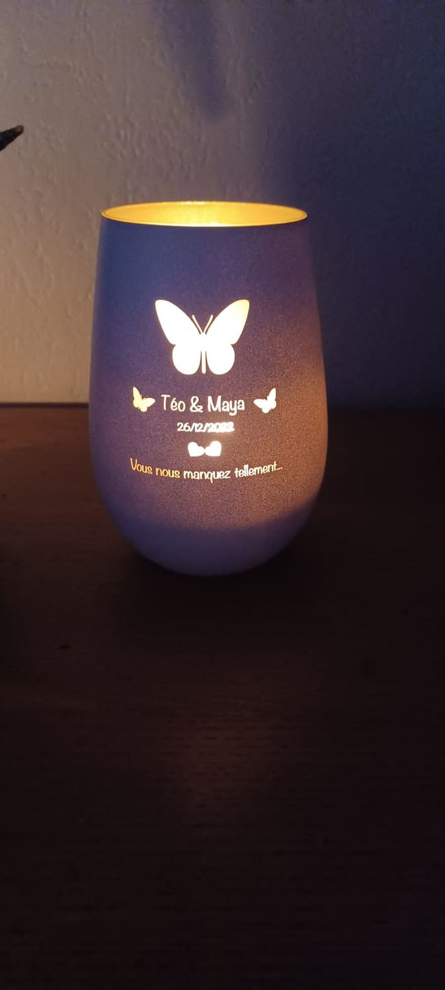 Customer photo review of Tu nous manques... - Deuil-Photophore