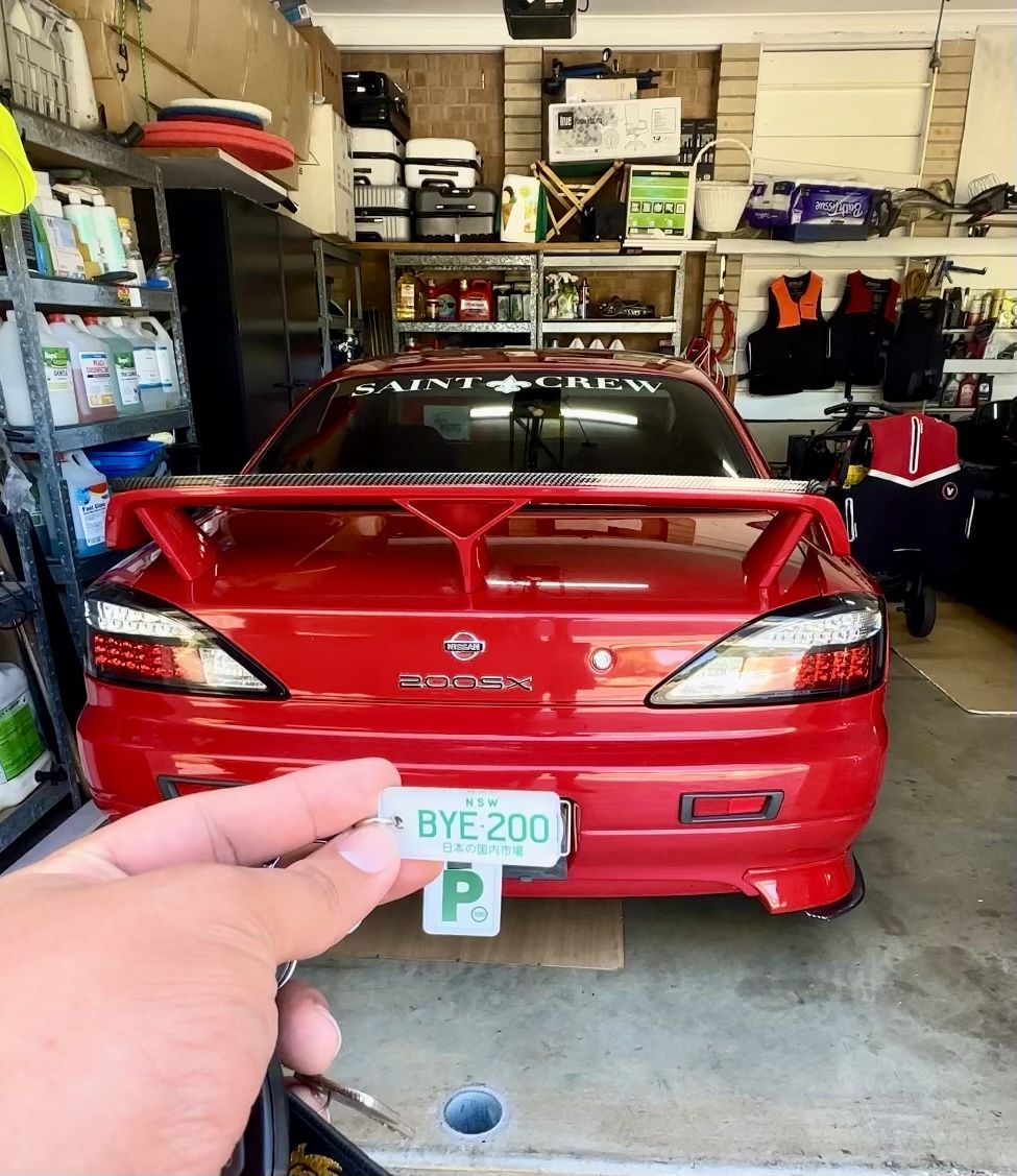 Customer photo review of NSW Japanese (JDM) Licence Plate Custom Keychain 🇯🇵