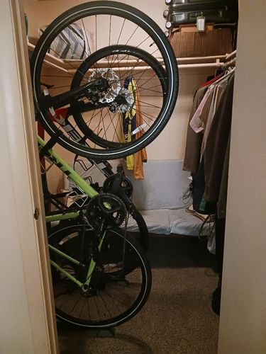 Customer photo review of 2 Bike Nook Units + 1 FREE Connector (Offer)
