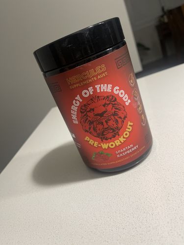 Customer photo review of Energy of The Gods - High Stim Pre Workout