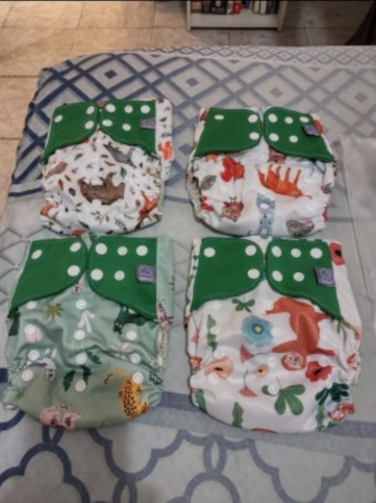 Customer photo review of Couches lavables - Lot de 4 - Taille unique
