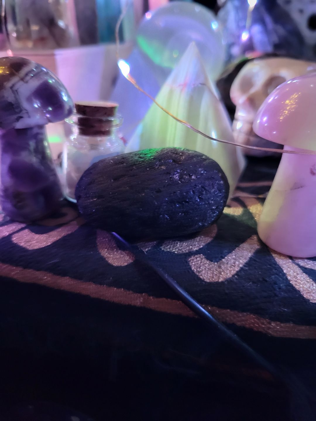 Customer photo review of Tektite Specimen - The Only Crystal on the Planet that can Absorb Dark Energy