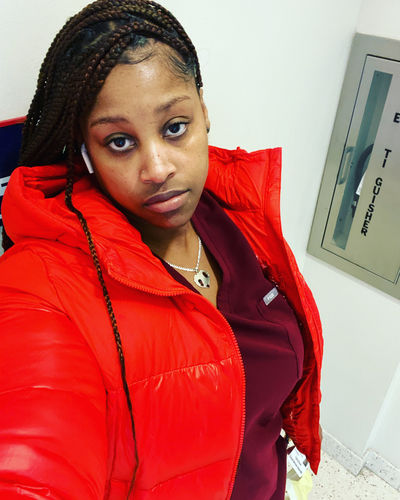 Customer photo review of Diamond Cut Heart Shape Photo Necklace