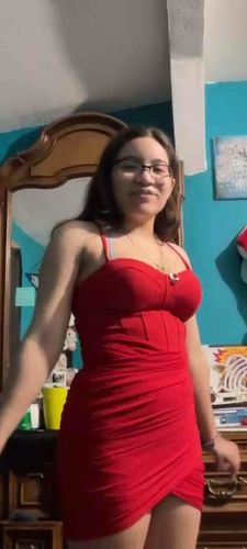 Customer photo review of Jess Corset Dress (RED)