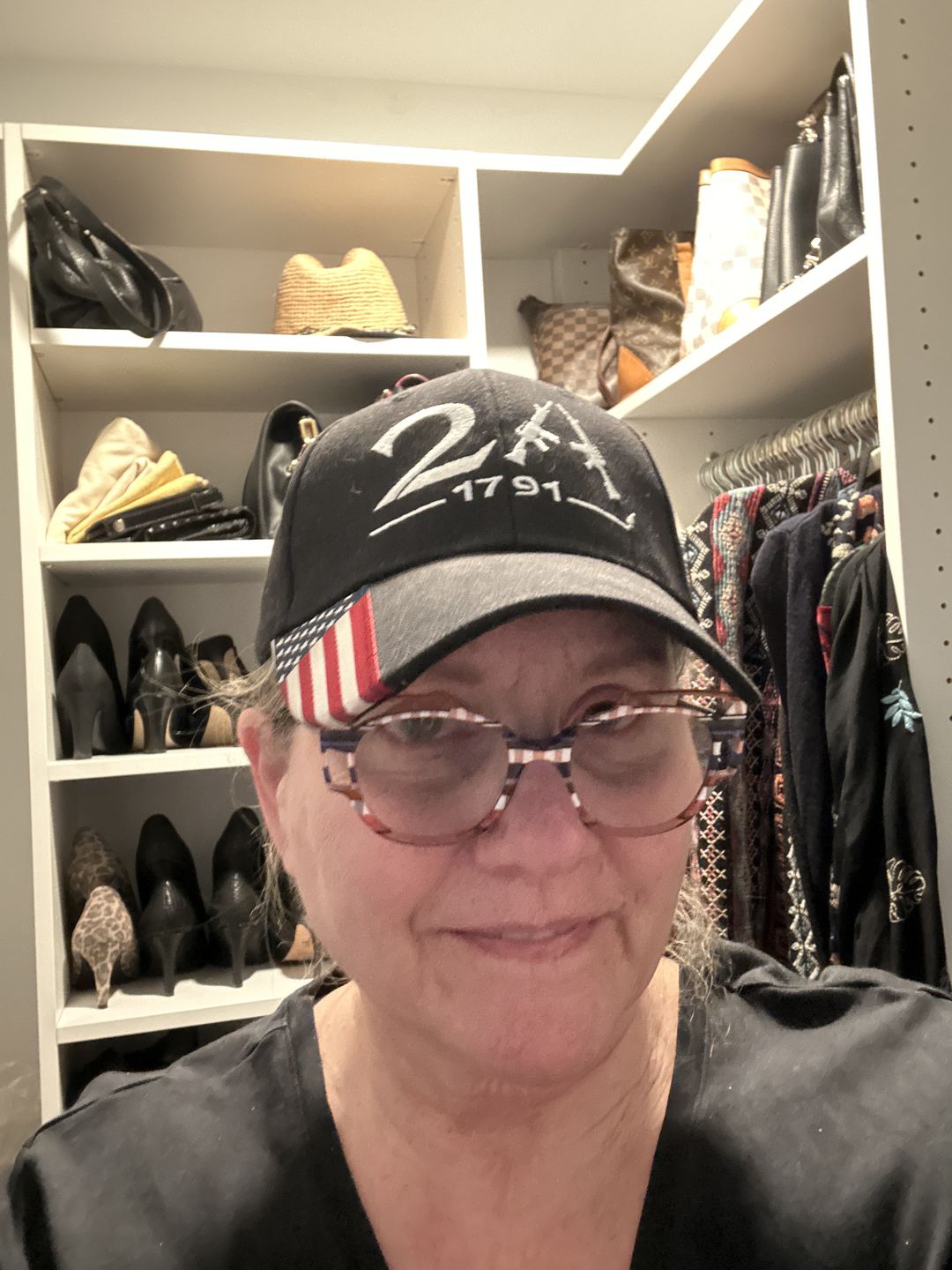 Customer photo review of 2nd Amendment Limited Edition Black Embroidered Hat
