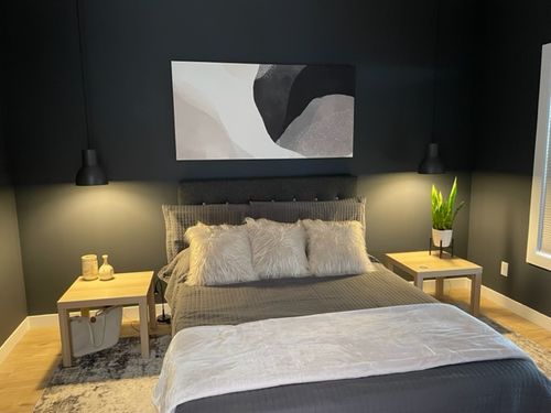 Customer photo review of 'Neutral Minimalist' Framed Canvas