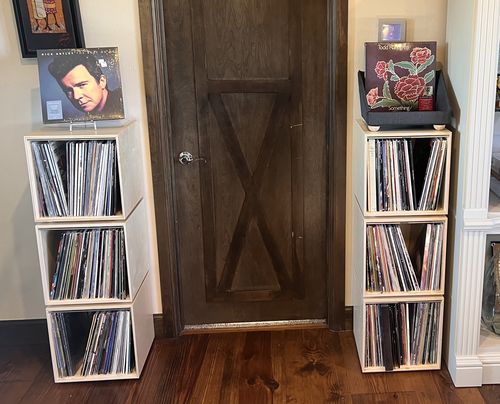 Customer photo review of Record Roots Tabletop Storage System