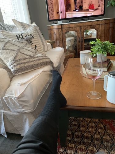 Customer photo review of Vagden Merino Wool Dress Socks - Clearance 6 Pack