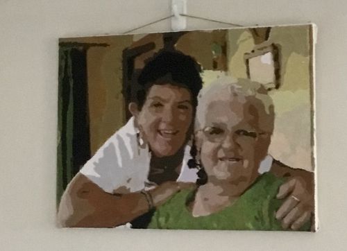 Customer photo review of Custom Paint By Numbers