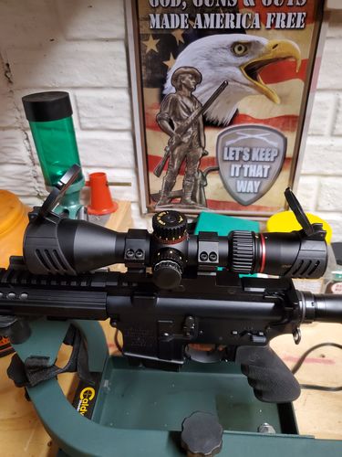 Customer photo review of Sniper VT 4-16x44 MFFP First Focal Plane (FFP) Scope with Red/Green Illuminated Reticle