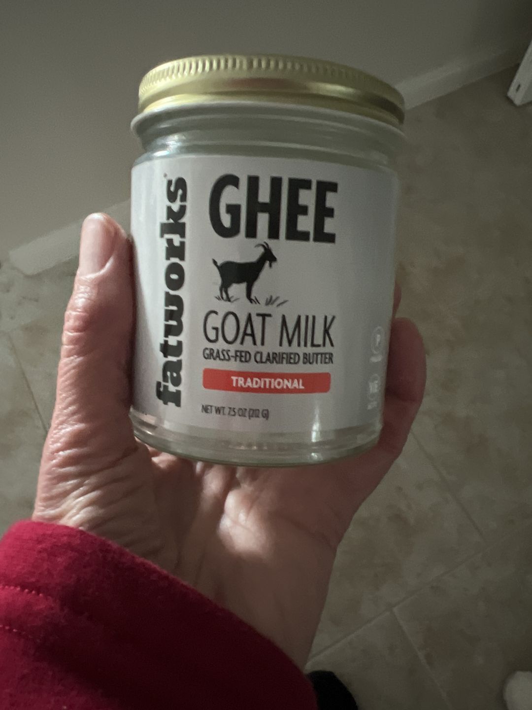 Customer photo review of Grass Fed Goat Milk Ghee (7.5 oz)
