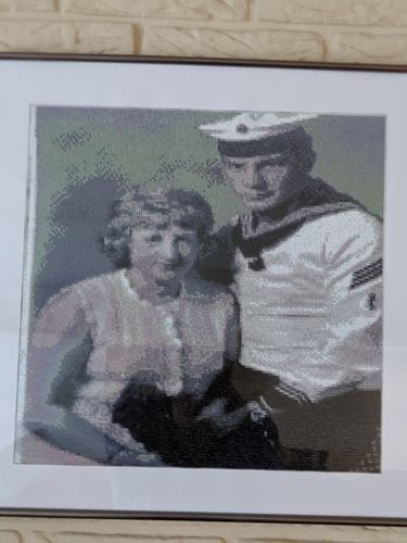 Kundenbewertung mit Foto zu Eigenes Foto Diamond Painting