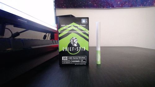 Customer photo review of Chief Stix CBG Regular Smokes (20ct/pack)