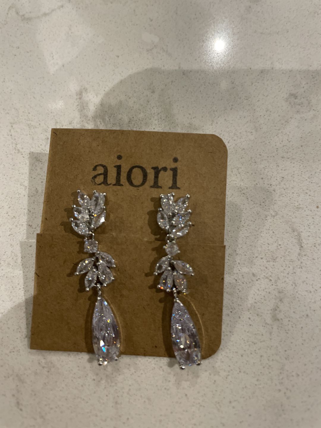 Customer photo review of Lobelia Clip On Earrings in Silver