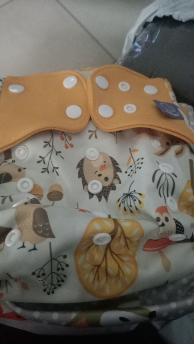 Customer photo review of Couches lavables - Lot de 4 - Taille unique