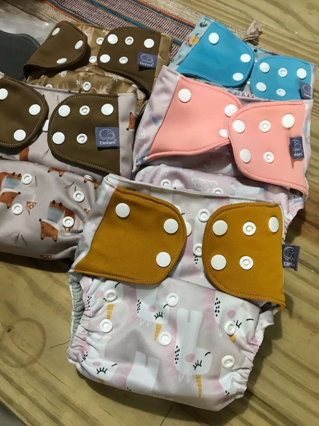Customer photo review of Couches lavables - Lot de 4 - Taille unique