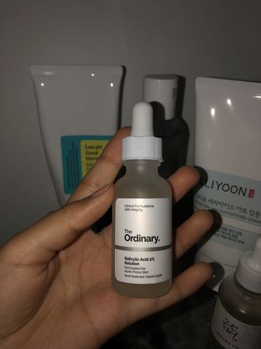 Customer photo review of Salicylic Acid 2% Exfoliating Blemish Solution 30ml