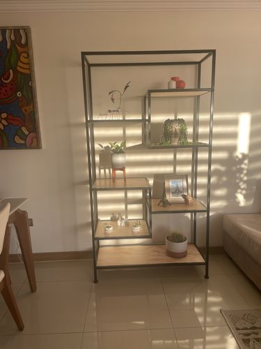 Customer photo review of Estantería CUBO 100 x 40 x 185 cm Negro MIMA
