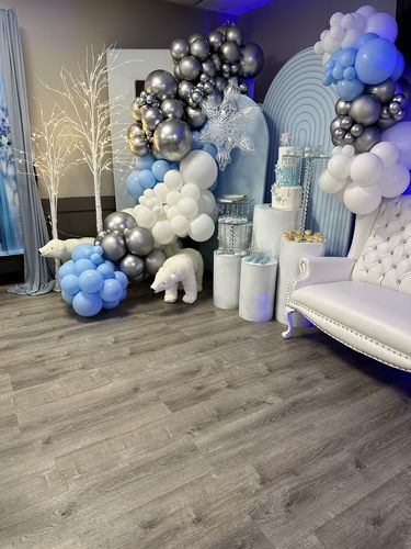 Customer photo review of Chiara Backdrop Wall Set 4PCS Arched Frames with Covers Set