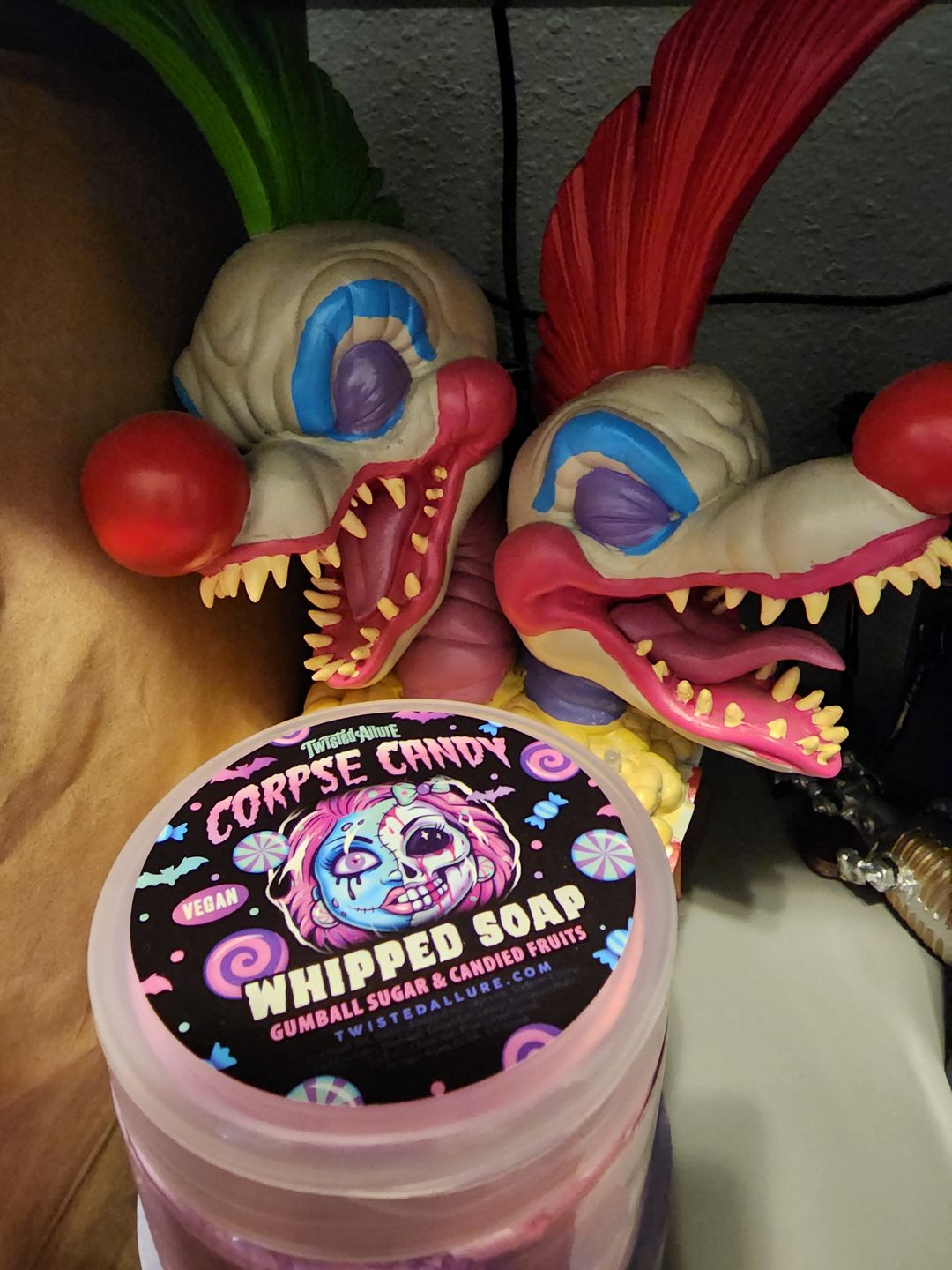 Customer photo review of Corpse Candy Whipped Soap (Gumball sugar & Candy fruits)