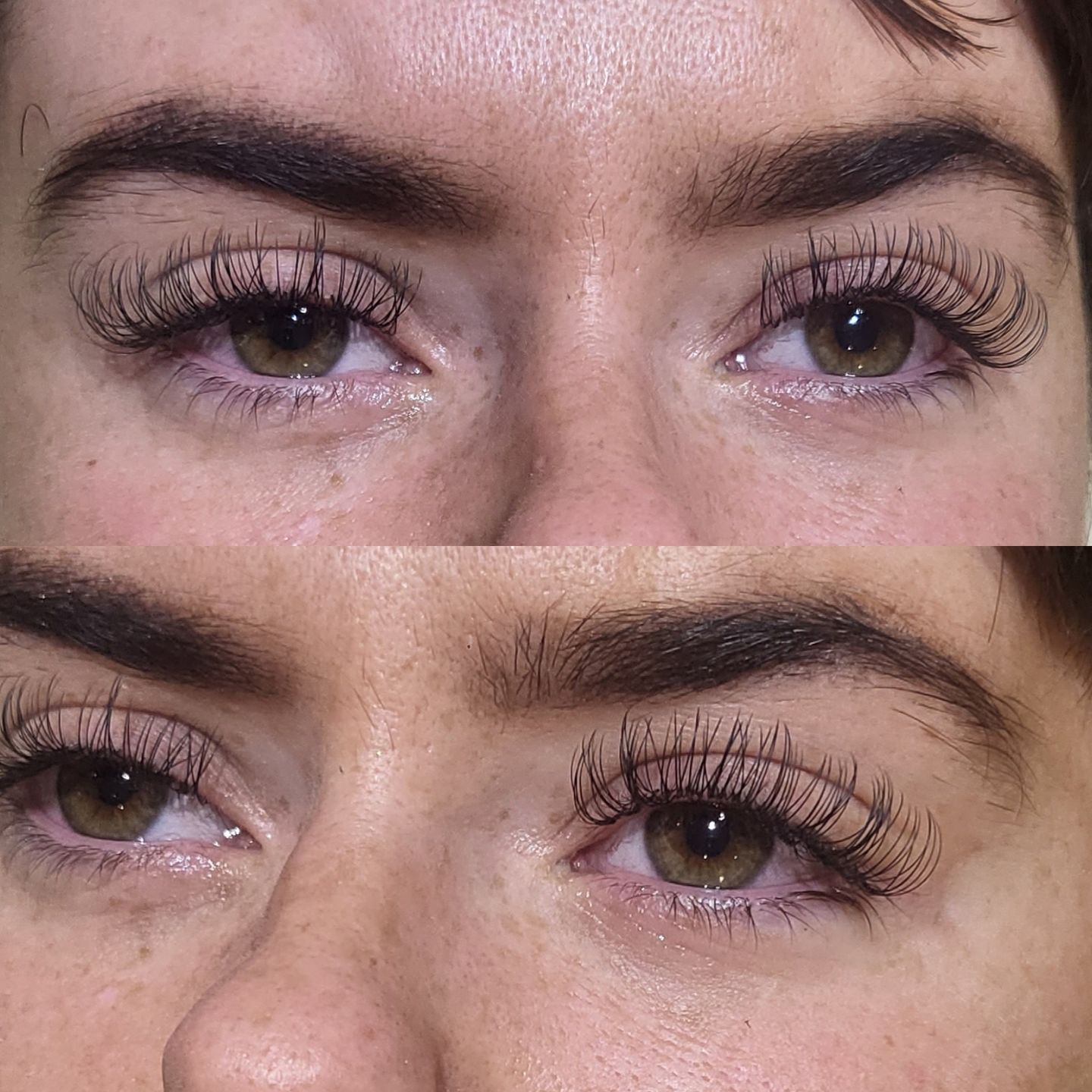 Customer photo review of 0.15 Flat Split Tip Cashmere Eyelash Extensions (16 lines)