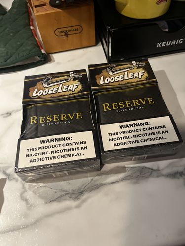 Customer photo review of Reserve Black Edition LooseLeaf (40 Count)