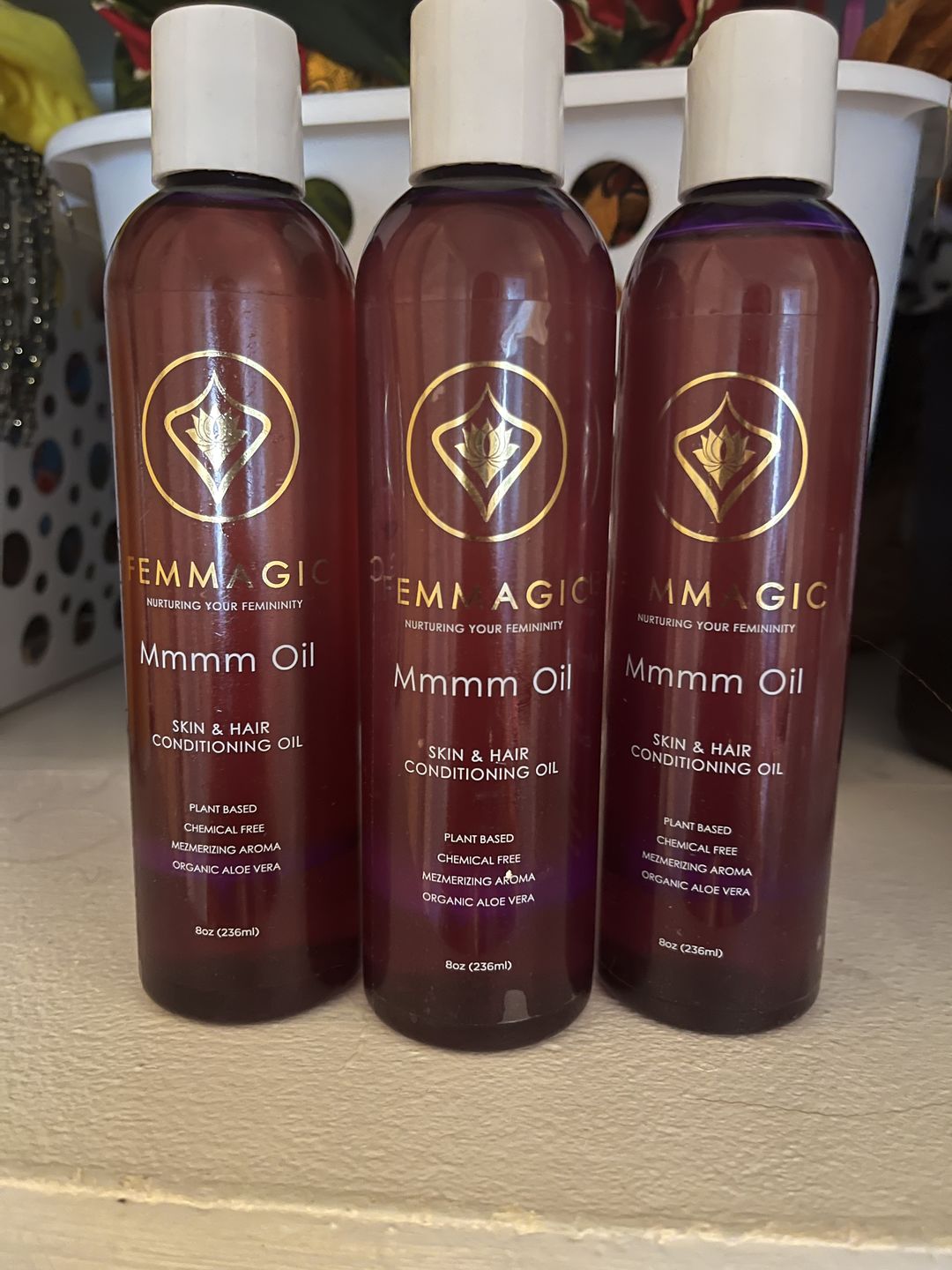 Customer photo review of Mmmm Oil (8 Oz)