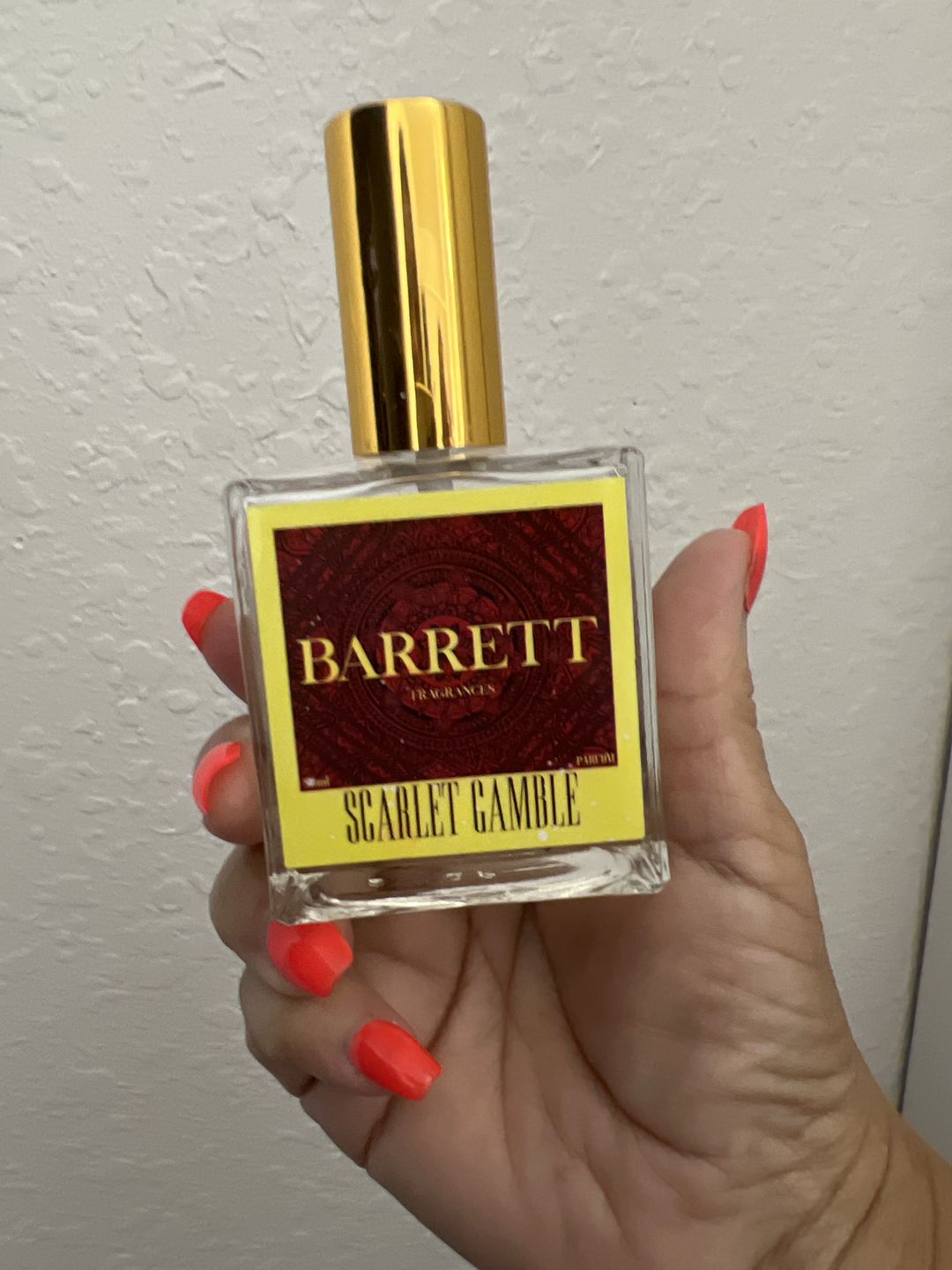 Customer photo review of Scarlet Gamble Inspired by Baccarat Rouge 540