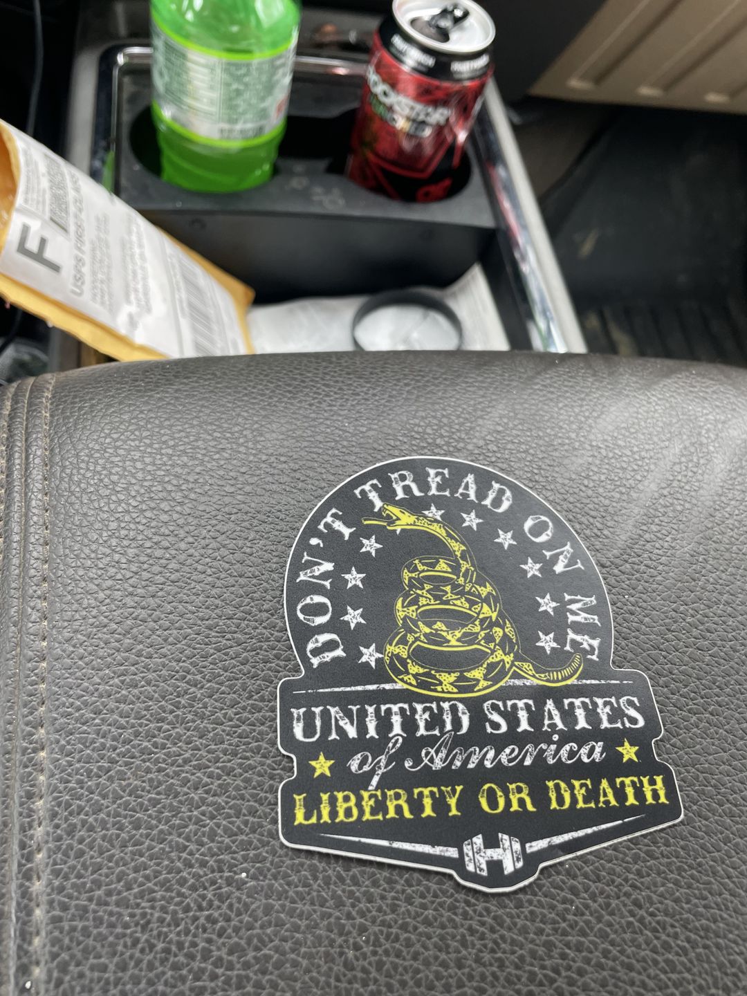 Customer photo review of Don't Tread on Me Decal
