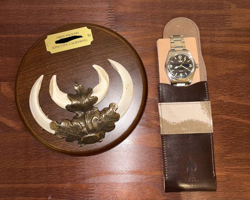 Customer photo review of W.O.E. Travel Pouch and Challenge Coin