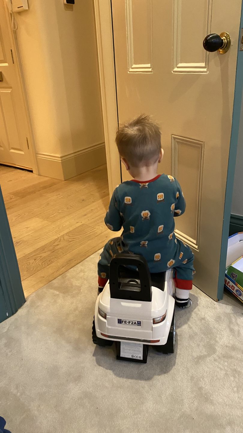 Customer photo review of Mountain Lions Organic Romper Playsuit