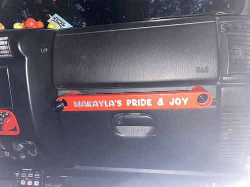 Customer photo review of TJ / LJ Grab Bar