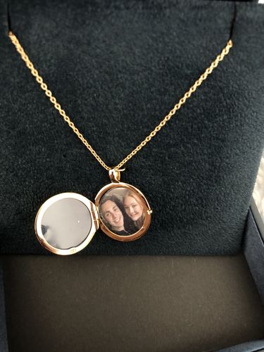 Customer photo review of Tree of Life Locket – Gold