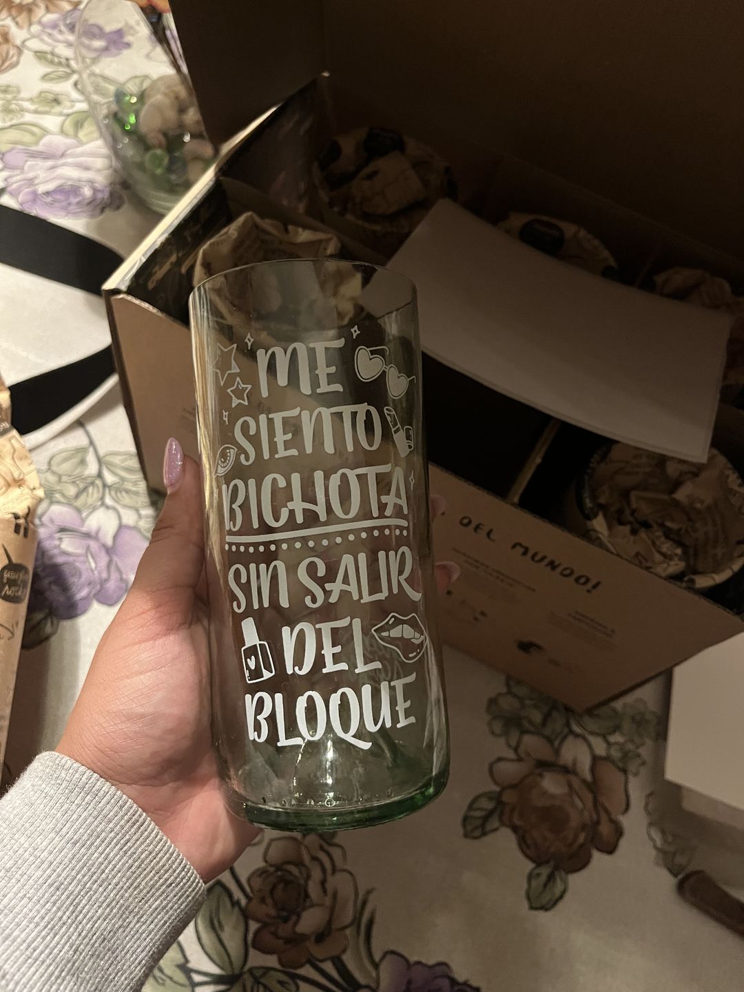 Customer photo review of FEMINISTAS 2.0 - JUEGO DE 6 VASOS