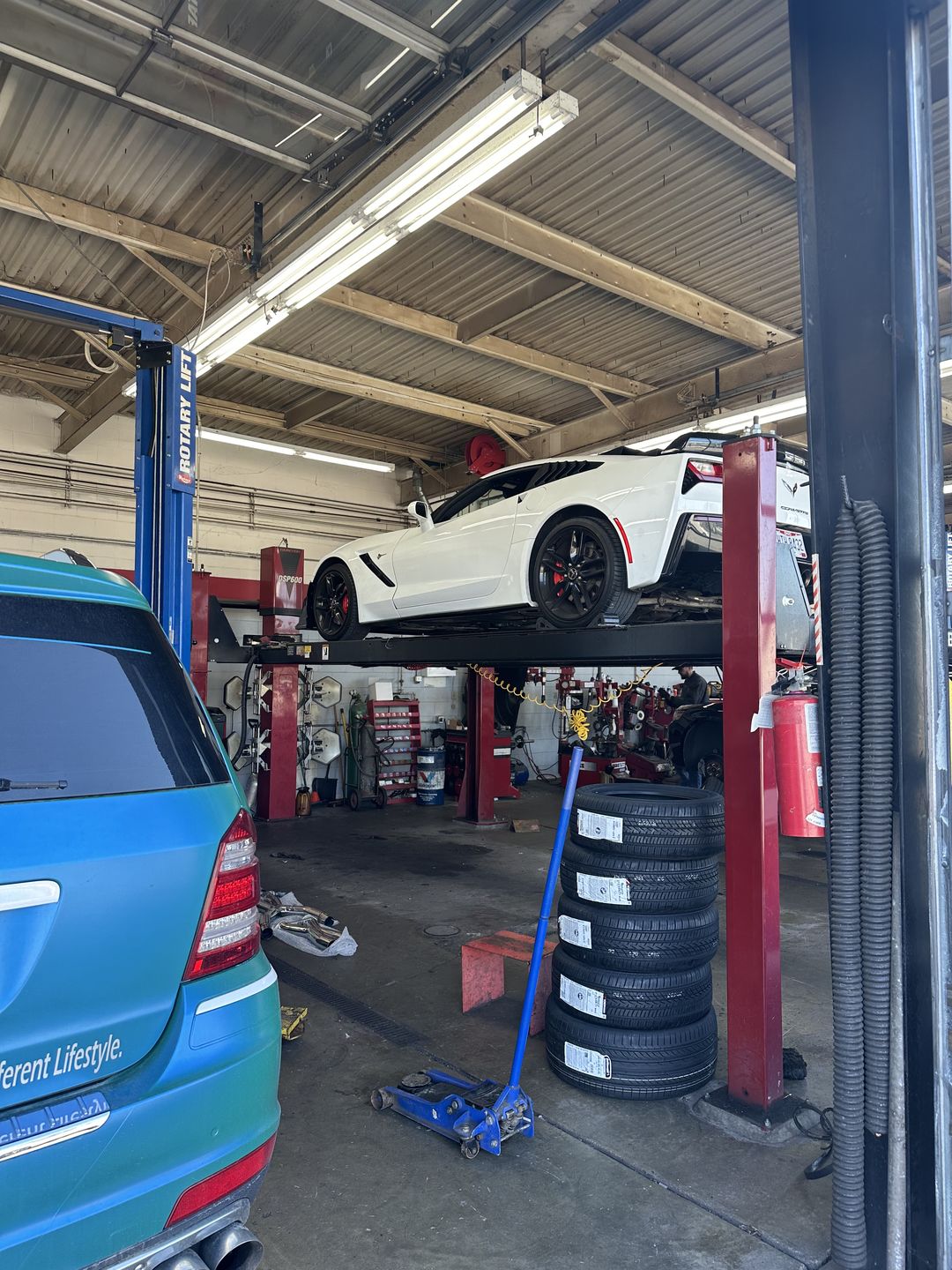 Customer photo review of Corvette C7 3" 6.2L V8 3" Connection Performance X-Pipe