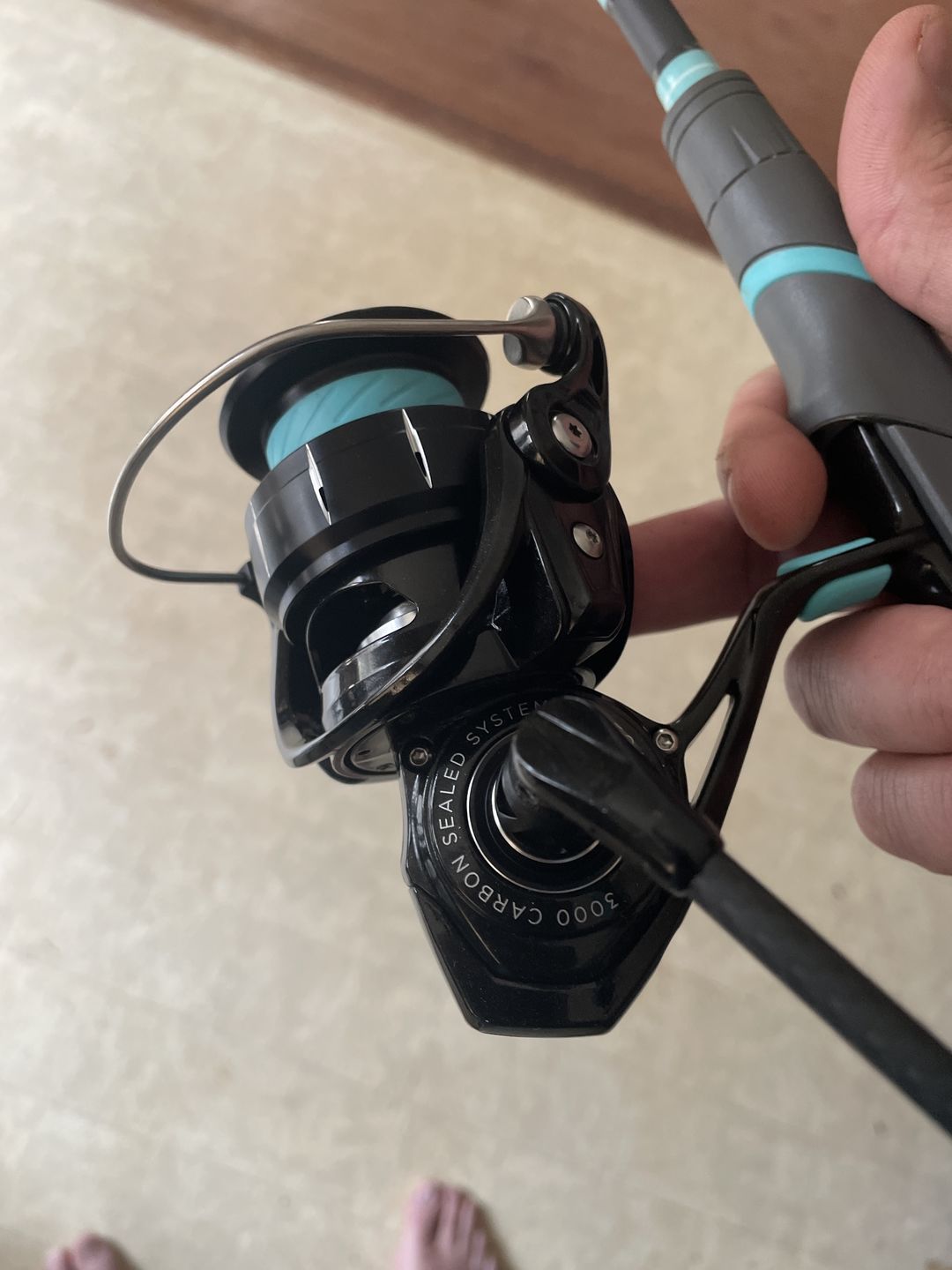 Customer photo review of Carbon Elite Nearshore Spinning Reels